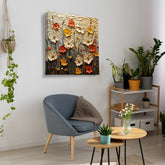 Vibrant Garden Colorful Wall Decor Clearance Sale